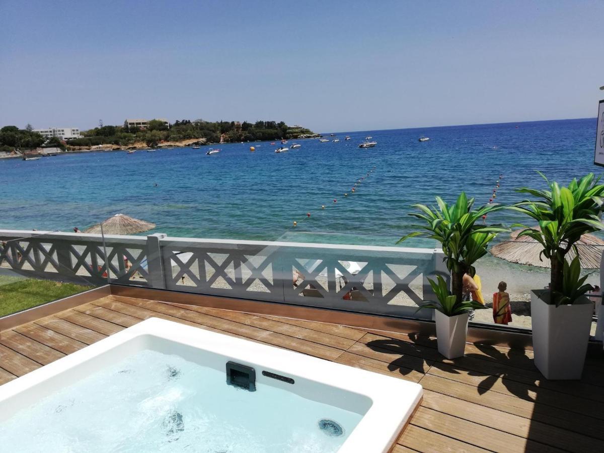 Lenico Seafront Villa Agia Pelagia  Bagian luar foto
