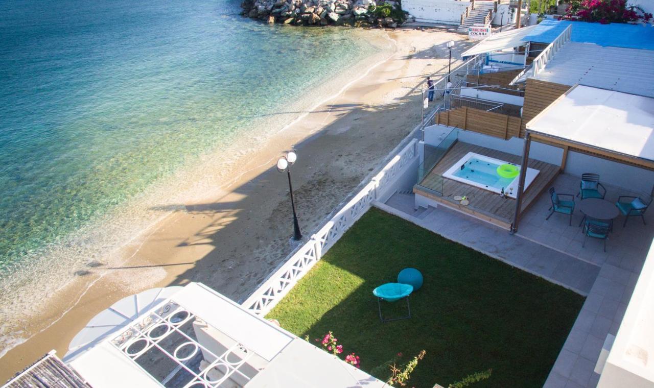Lenico Seafront Villa Agia Pelagia  Bagian luar foto
