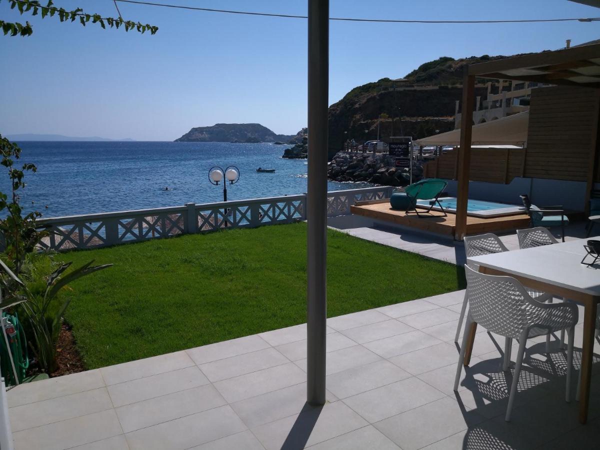 Lenico Seafront Villa Agia Pelagia  Bagian luar foto