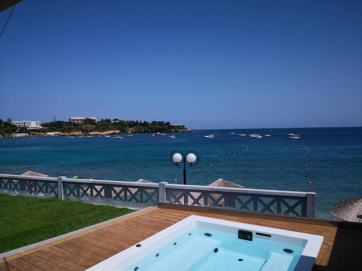 Lenico Seafront Villa Agia Pelagia  Bagian luar foto
