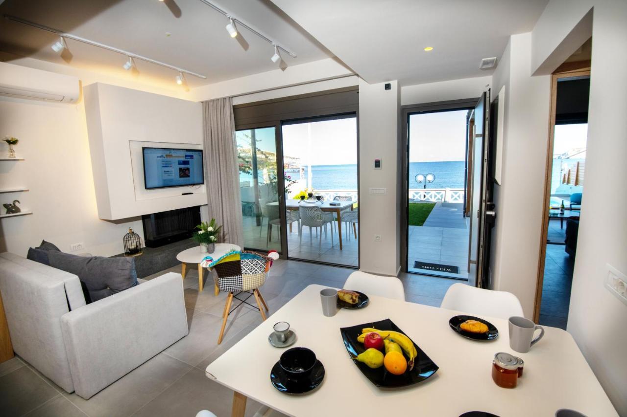 Lenico Seafront Villa Agia Pelagia  Bagian luar foto